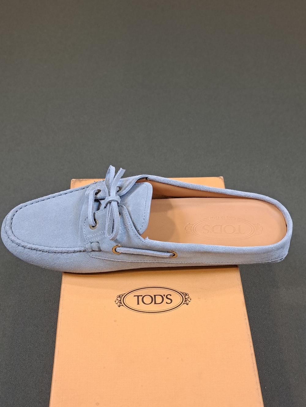 Tod's Gommino 22L Sabot - Color: Light Grey - Size: EU 39.5